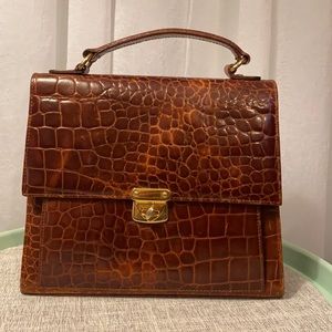 Talbots Small Vintage Alligator skin Bag
